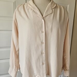 Albert Hi HEI 100% Silk Blouse Made in Hong Kong Size 8